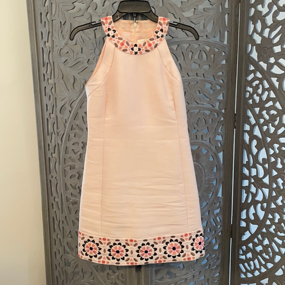 Kate Spade embellished pink mosaic dress